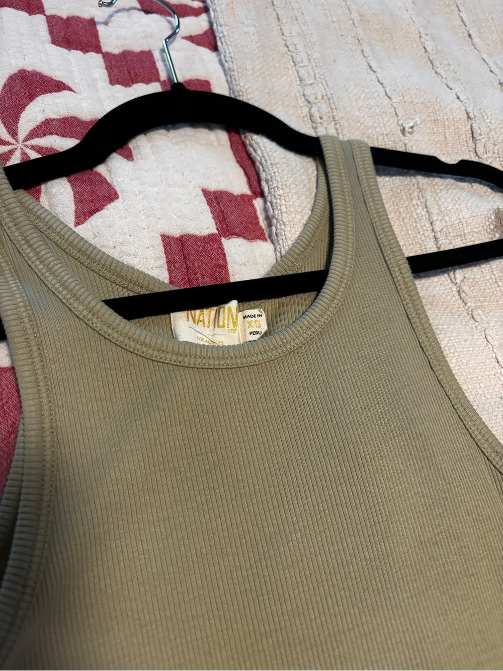 NATION Ribbed Tank Midi Dress - Picture 3 of 4